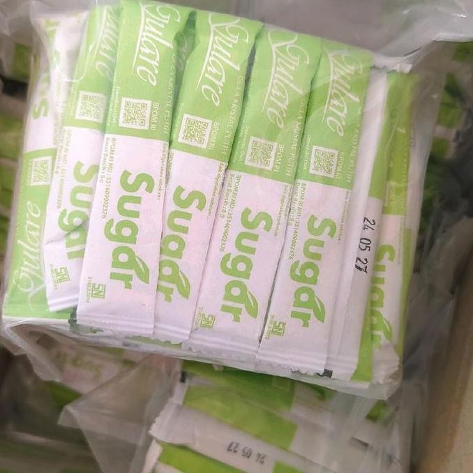 

Baru Gula Pasir Putih Sachet Stick Isi 100pcs Gula Tebu Higienis