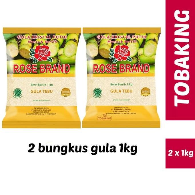 

Baru Rose Brand Gula Pasir Putih 1kg x 2 Bungkus Original