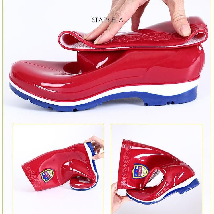 Uw Premium Sepatu Boots Situs Konstruksi Luar Ruangan Tinggi Restoran Dapur Asuransi Tenaga Kerja Se