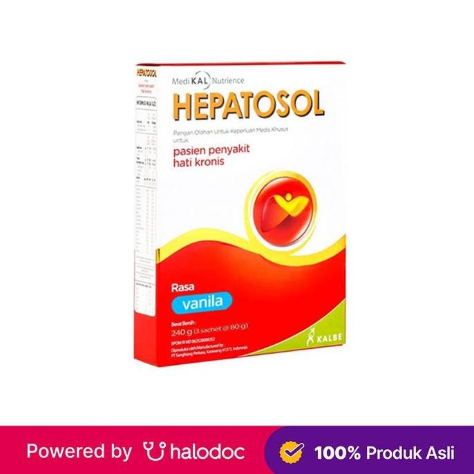 

Murah Hepatosol Rasa Vanila 240 G - Susu Medis Khusus - Halodoc