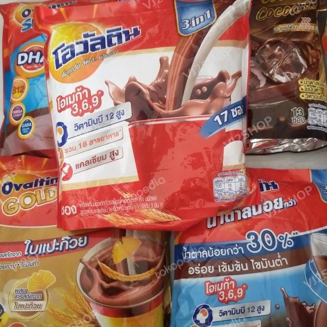 

Sale Ovaltine Thailand 3In1 Original Less Sugar Gold Crunchy Finest Cocoa