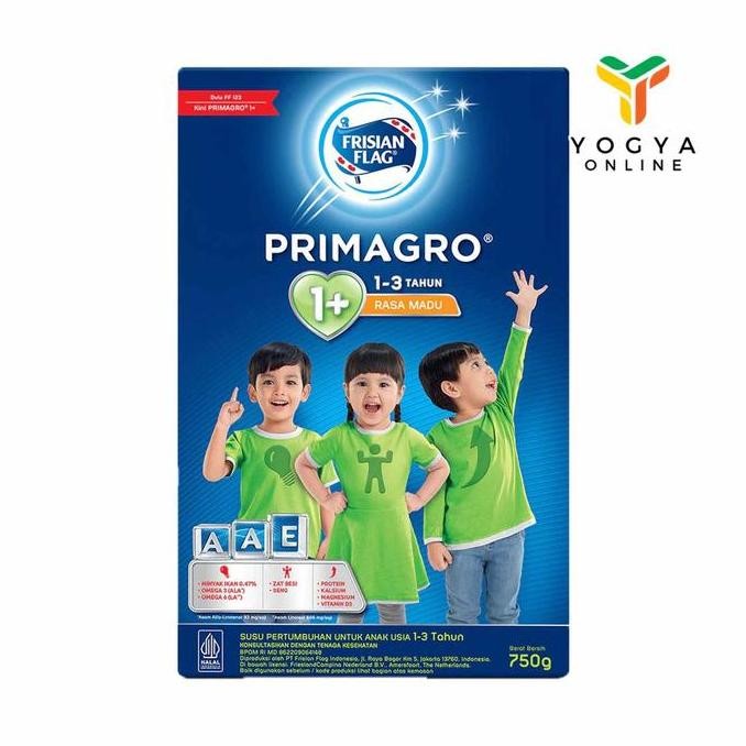 

Grosir Frisian Flag Primagro 1+ Rasa Madu 750Gr Susu Pertumbuhan Anak Usia 1-3 Tahun