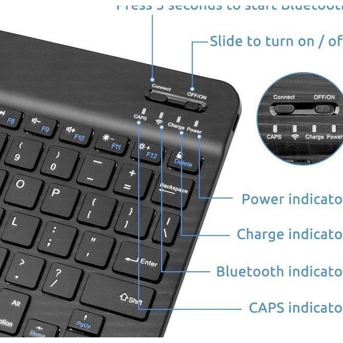 Grosir Samsung Tab S6 Lite 10.4 Combo Wireless Keyboard Mouse Bluetooth Stand