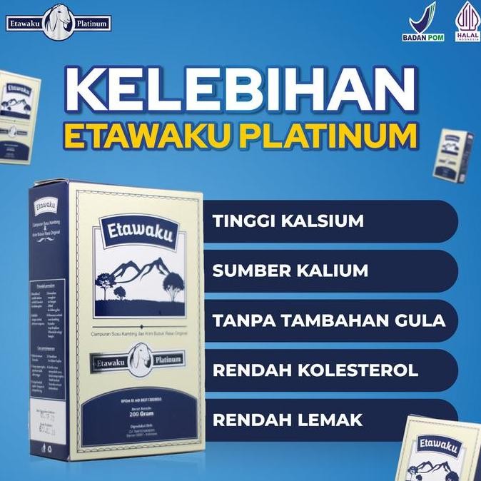 

Grosir Etawaku Platinum Original Susu Kesehatan Tulang Dan Pernafasan 1 Box