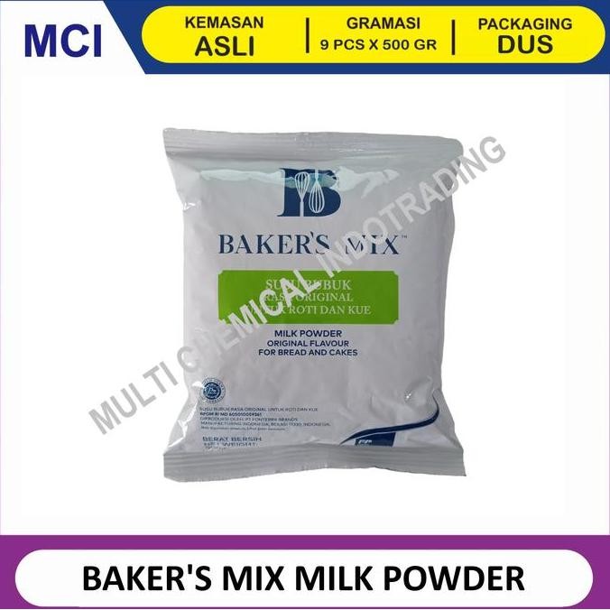 

Sale 1 Dus 9 Pcs Baker'S Mix Milk Powder Bakers Mix Susu Bubuk Anchor 500Gr