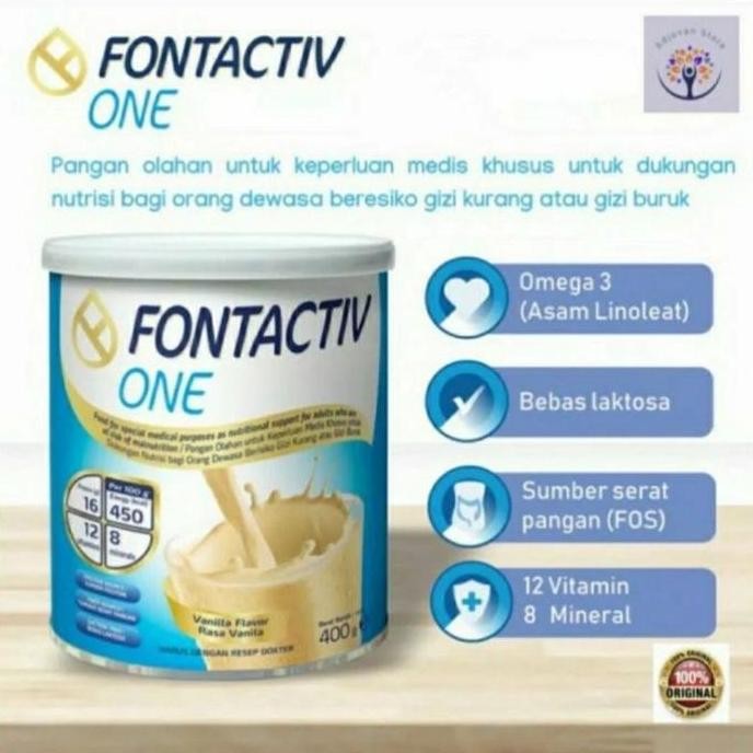 Grosir Fontactive One 400Gr Susu Ibu Hamil Ed Desember 2028