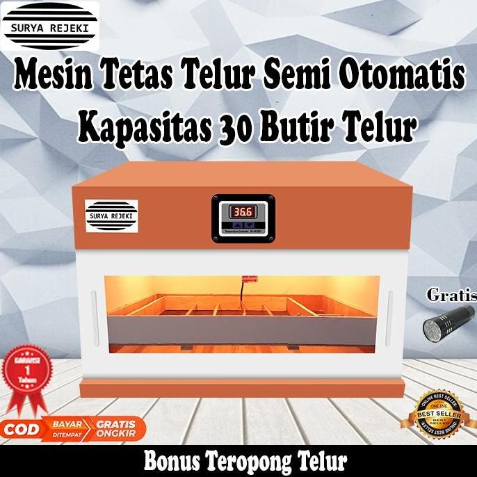Murah Mesin Penetas Telur Ayam Burung Dan Bebek Semi Otomatis Kap 16 Telur A