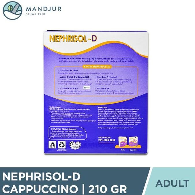 

Murah Nephrisol D Cappucino 210 Gram - Susu Khusus Pasien Ginjal Dialisis