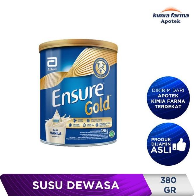 

Murah Ensure Gold Vanila 380 Gr / Susu Dewasa / Kimia Farma