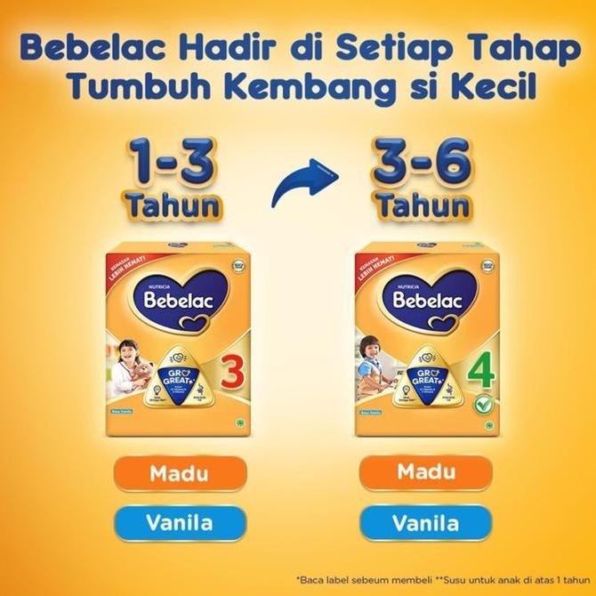

Promo Bebelac 3 Susu Pertumbuhan Anak Usia 1-3 Tahun 1800 G