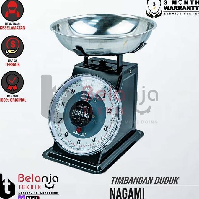 Nagami Timbangan Duduk Jarum 20 Kg Timbangan Duduk 20Kg