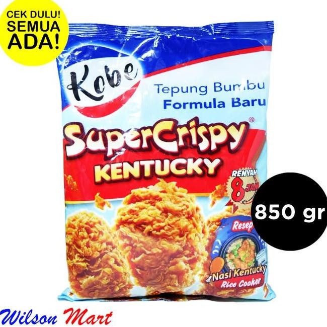 

Kobe Crispy Kentuy Tepung Bumbu Coating Mix 850 Gram