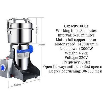 

Mesin Penggiling Bumbu Dapur Dan Kacang Alat Penghalus Tepung