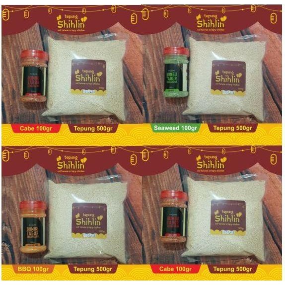 

Paket Tepung Shihlin Dan Bumbu Tepung Ayam Goreng Shihlin Dan Bumbu