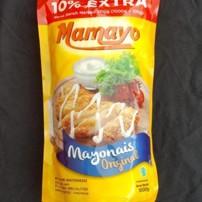 

Tersedia Mamayo Mayonnaise Original 1kg Saus Mayonais Premium