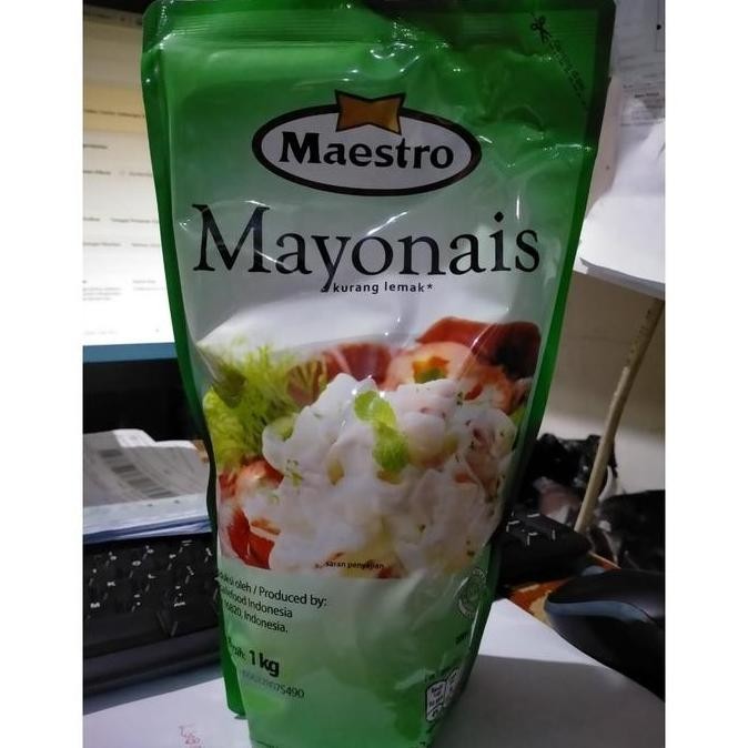 

Tersedia Maestro Mayonnaise 1kg - Light Mayonaise Mayonaise