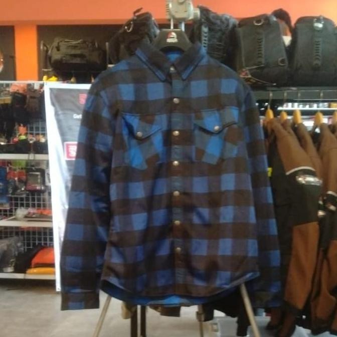 Kemeja Protektor Skull Riderz AIR RIDER MESH PROTECTIVE Flannel Jacket FS
