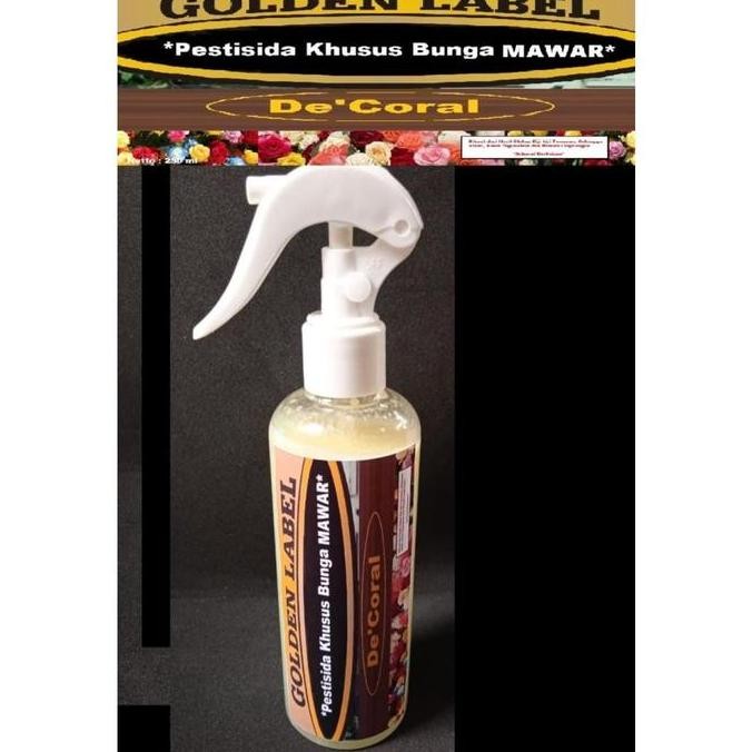 TERBARU PESTISIDA DE'CORAL BUNGA MAWAR - OBAT ANTI HAMA TANAMAN BUNGA