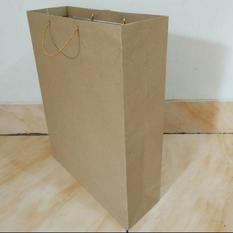 

Cod Paperbag Polos Ukuran 25X35X8 Cm - Paper Bag - Tas Kertas - Tas Souvenir - Tas Belanja Terlaris