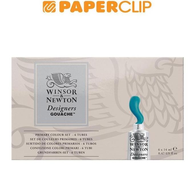 

TERMURAH - CAT AIR SET WINSOR & NEWTON GOUACHE SET 6 TUBE PRIMARY 0690174WN