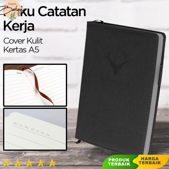 

Tersedia Buku Catatan Kerja Notebook Cover Kulit Kertas A5 Profesional