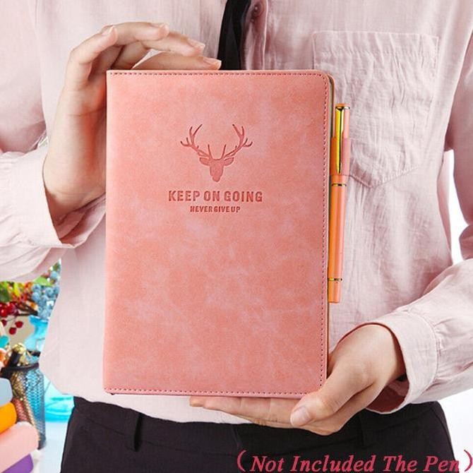

Tersedia Buku Catatan Harian Diary Notebook Korea A5 Cover Kulit Tebal 180 Lembar Estetik