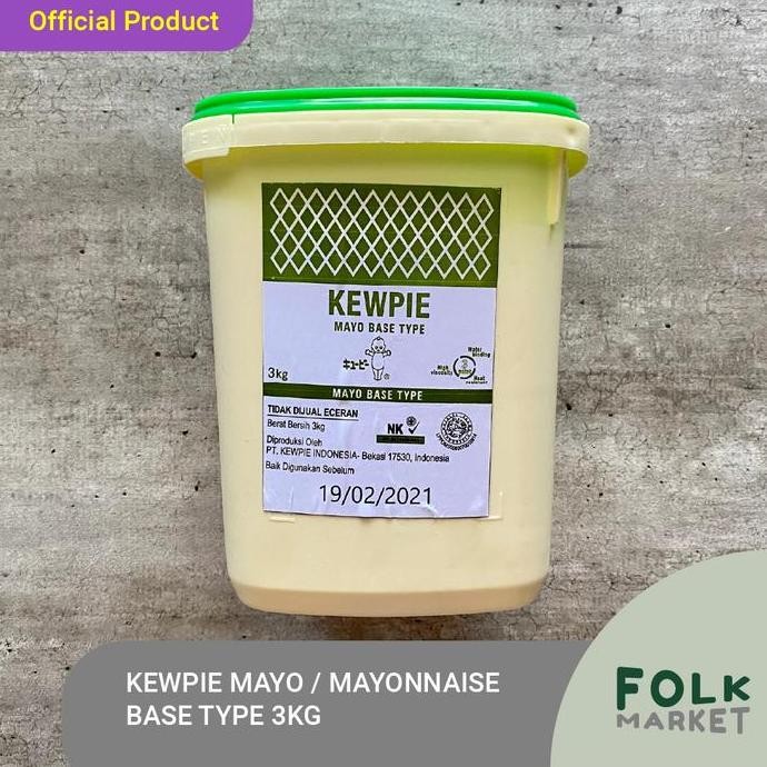 

Tersedia Kewpie Mayonnaise Base Type 3Kg - Saus Mayo Untuk Catering & Restoran
