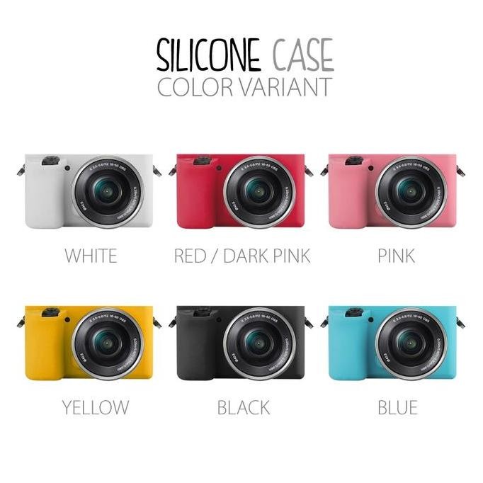 TERBARU SILICONE CASE SONY ALPHA A6000 - CASING KAMERA A6000 PELINDUNG SILICON ANTI BENTUR