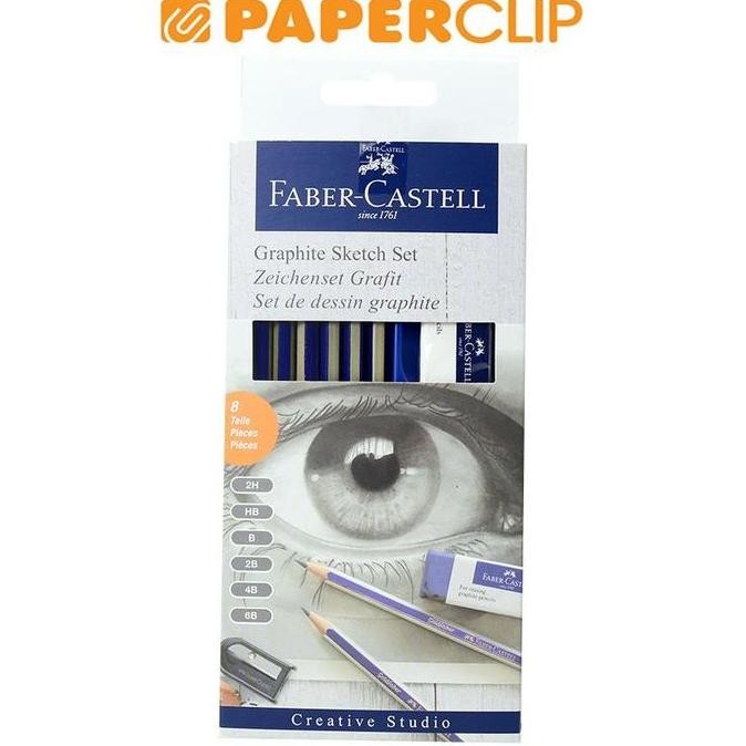 

TERBARU - PENSIL WARNA FABER CASTELL 114000 GRAPHITE SKETCH SET