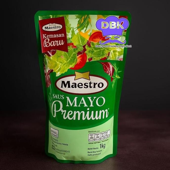 

Tersedia Maestro Mayonnaise Original 1kg Saus Mayo Serbaguna