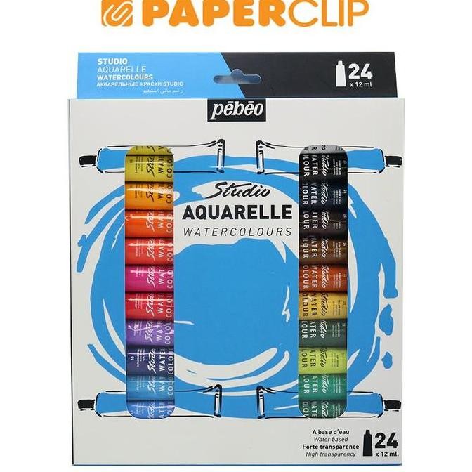 

PEBEO STUDIO WATERCOLOUR 24 TUBE 12ml 668920