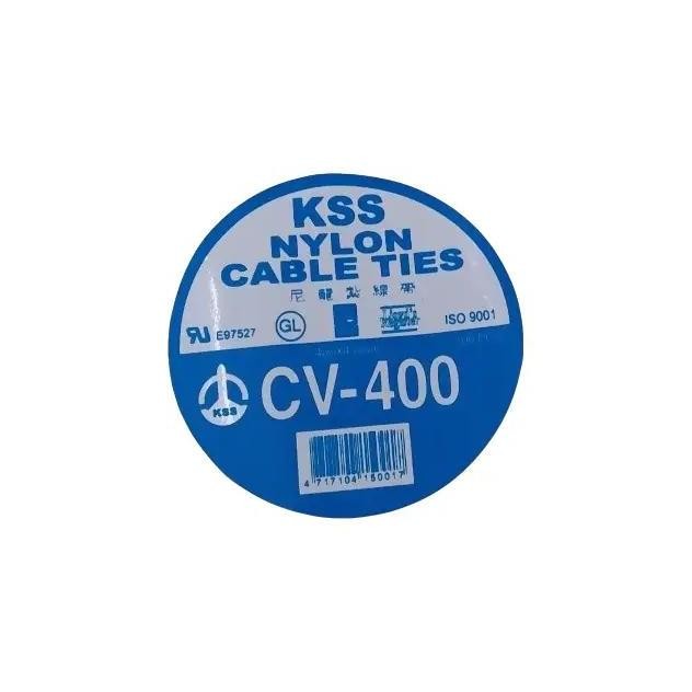 

Diskon! Kabel Ties KSS CV-400 x 4.8mm Putih - Cable Tie Nylon Original 40cm