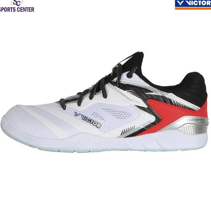 Special Price Sepatu Badminton Victor Player Wide P9200 III / P 9200 III AC White Black