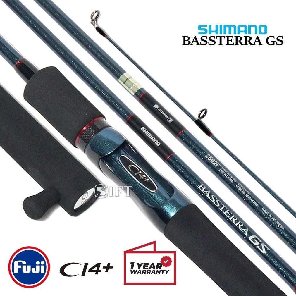 Terlaris Joran Shimano Bassterra Gs | Fuji Alconite + Sic Tip | Galatama Bastera Basstera Basterra R
