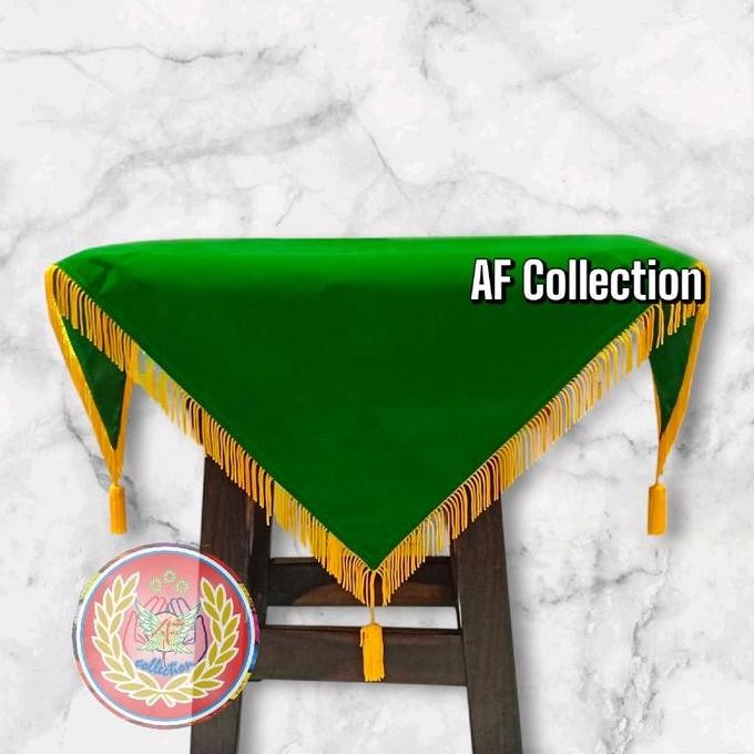 

Taplak / Alas Baki Polos Upacara Bendera Dan Paskibra Rumbai Kuning