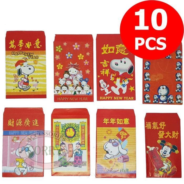 

LFM Angpao Imlek Murah Isi 10 Merah 8 Cm Amplop Lokal Indonesia