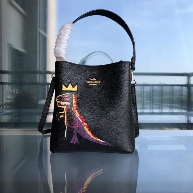 Coach Small Town Bucket Bag Jean Michel Basquiat Edition