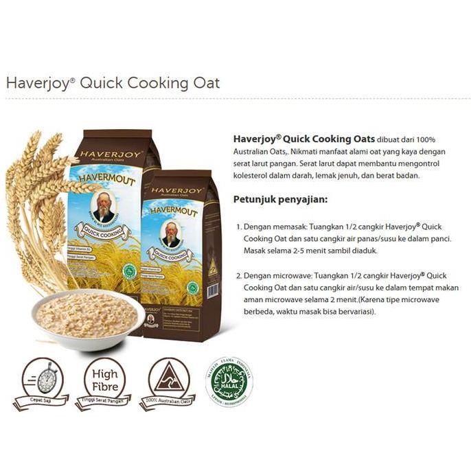 

(Allthebest) Haverjoy Quick Cooking Oat 1kg - Havermout Oats