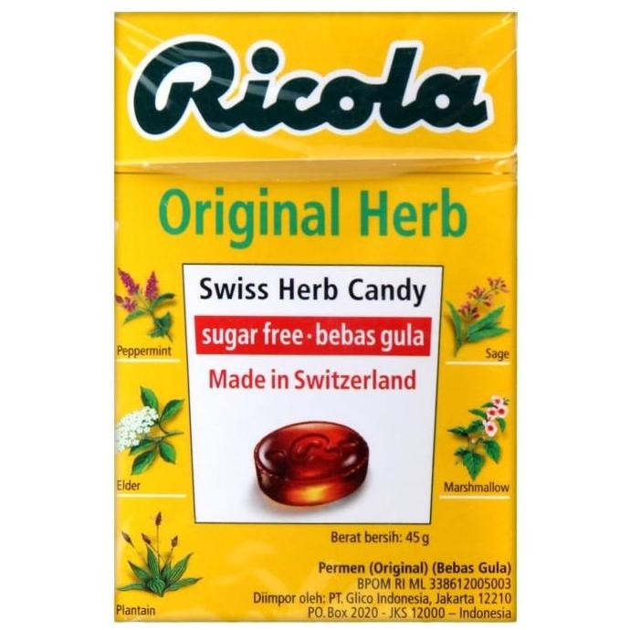 

(Allthebest) Permen Ricola Original Herb 45 gr