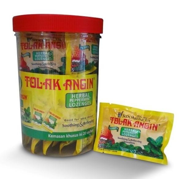 

(Allthebest) Permen Tolak Angin Toples SIDOMUNCUL isi 20 sachet