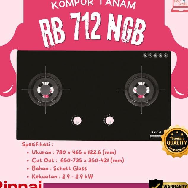 Kompor Gas Tanam Rinnai 712Ngb