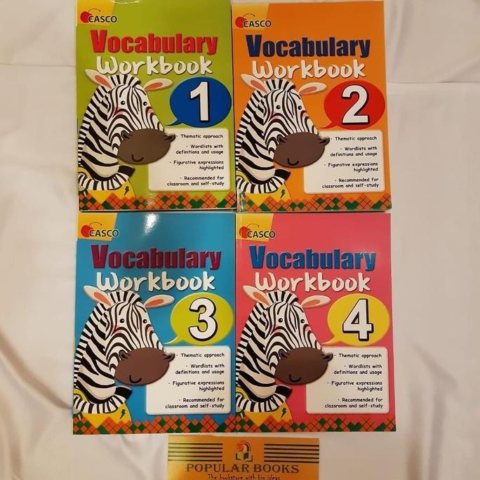 BUKU VOCABULARY WORKBOOK | LATIHAN KOSAKATA BAHASA INGGRIS ANAK SD STOK TERBATAS