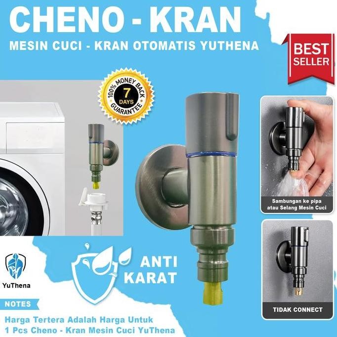 Kran Air Kran Mesin Cuci Otomatis Anti Bocor Keran Mesin Cuci Anti Bocor - Cheno