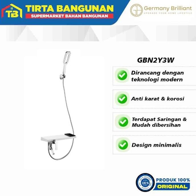 Germany Brilliant Gbn2Y3W Single Lever Shower Mixer / Hand Shower Mandi