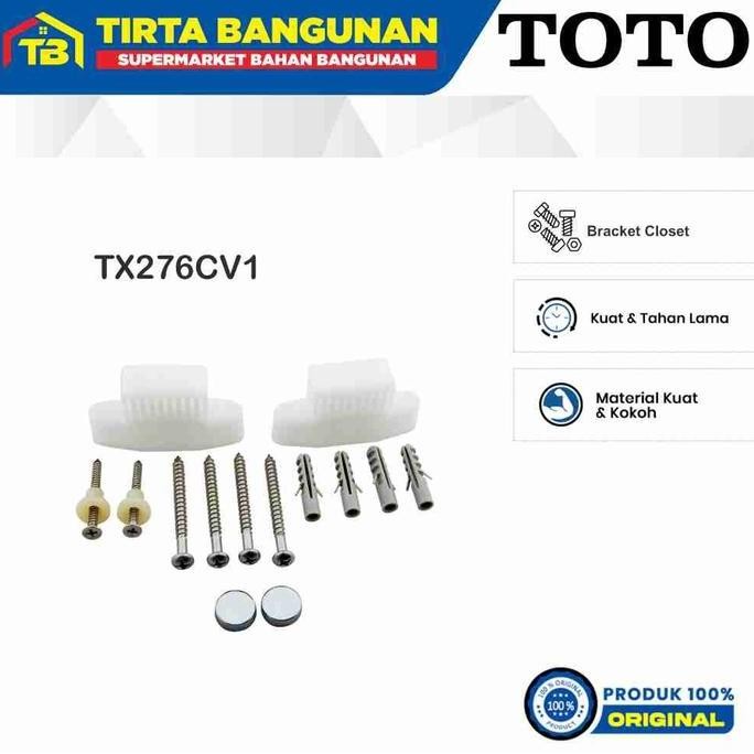 Toto Tx276Cv1 Bracket Cw421 / Bracket / Penyangga Kloset / Wc/ Toilet Duduk