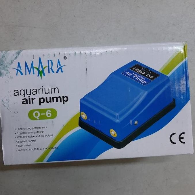 tersedia aerator 2 lubang amara set pompa oksigen kolam ikan