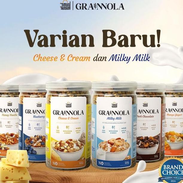 

Timur Tengah Paket Bundling 2 Pcs Grainnola Gr Makanan Sehat Granola Dark Chocolate Vanilla Honey Blueberry Mango Yogurt Cheese And Cream Milky Milk Camilan Sehat