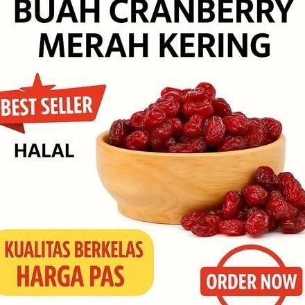 

Tfs Buah Cranberry Merah Kering 1Kg Red Dried Cranberries Repa
