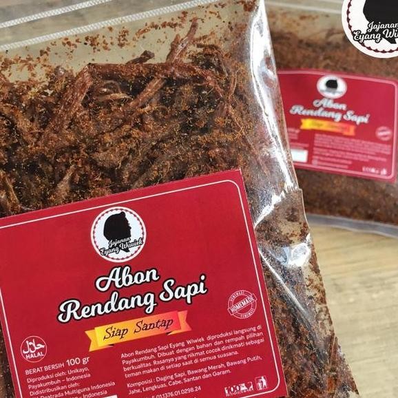 

Abon Rendang Daging Sapi Suwir Suir Kering Me Jajanan Eyang Wiwiek