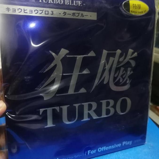 nittaku hurricane pro turbo blue/karet pingpong/tenis meja murah